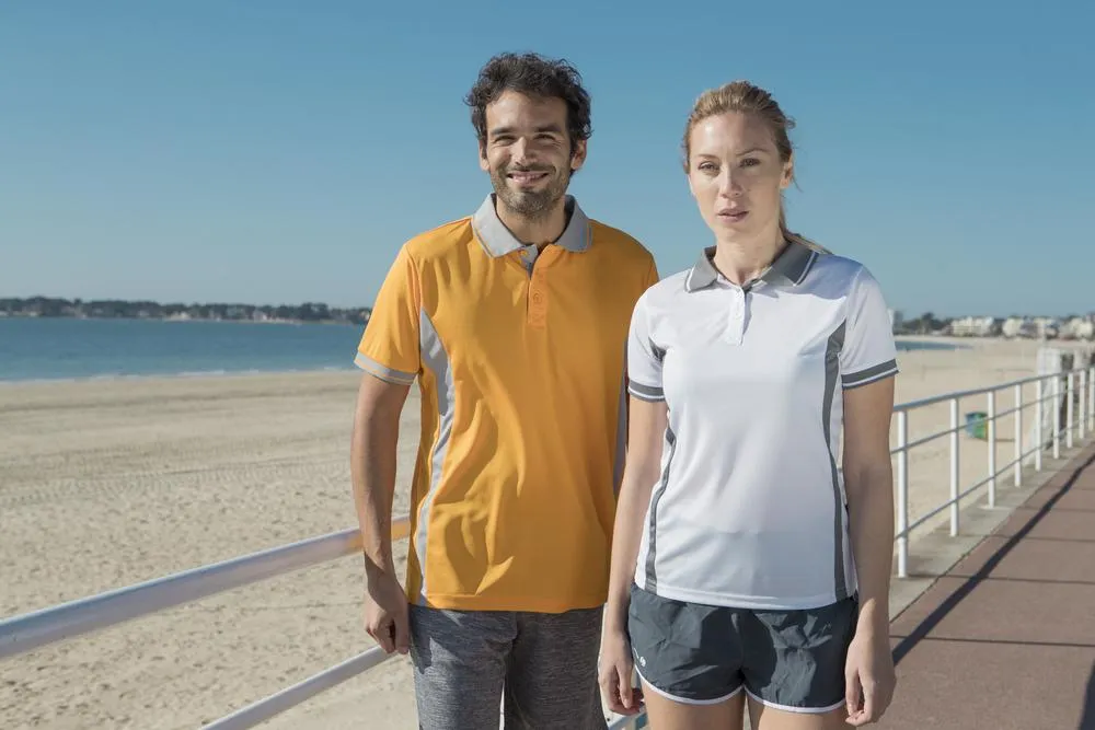 Pen Duick PK106 - Camiseta Polo Sport Para Mujer - Azure/White